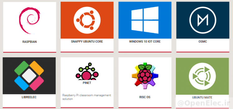 سیستم عامل های رزبری پای